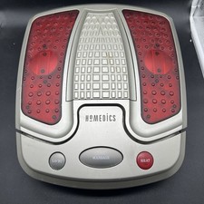 Homedics Foot Massager with Heat Dual Settings, Vibration Massage Model FMS-200H