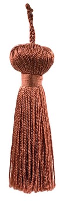 DÉCOPRO 3'' Bell Tassel, Color# K35 - Dark Rust Orange [Sold Individually]