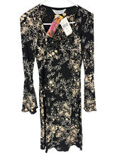 Y2K Jonathan Martin Dress S Floral Babydoll Milkmaid Whimsi Goth grunge VTG NEW