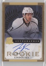 2013-14 Upper Deck The Cup Rookie Gold Spectrum 16/25 Linden Vey #159 Auto 0c2