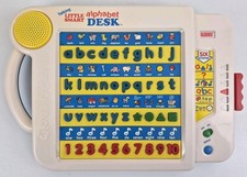 VTech Talking Little Smart Alphabet Desk ABC Learning Toy Tested