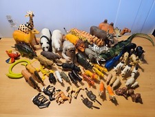 55 Piece Set Animal Miniature Diorama Model Figures Various Sizes