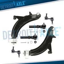 Front Lower Control Arms Sway Bars Outer Tie Rods for 2003-2005 Subaru Forester
