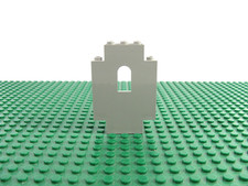 1984 LEGO Old Lt Gray Panel 2x5x6 Wall Window Center 6080 4444 MINT 