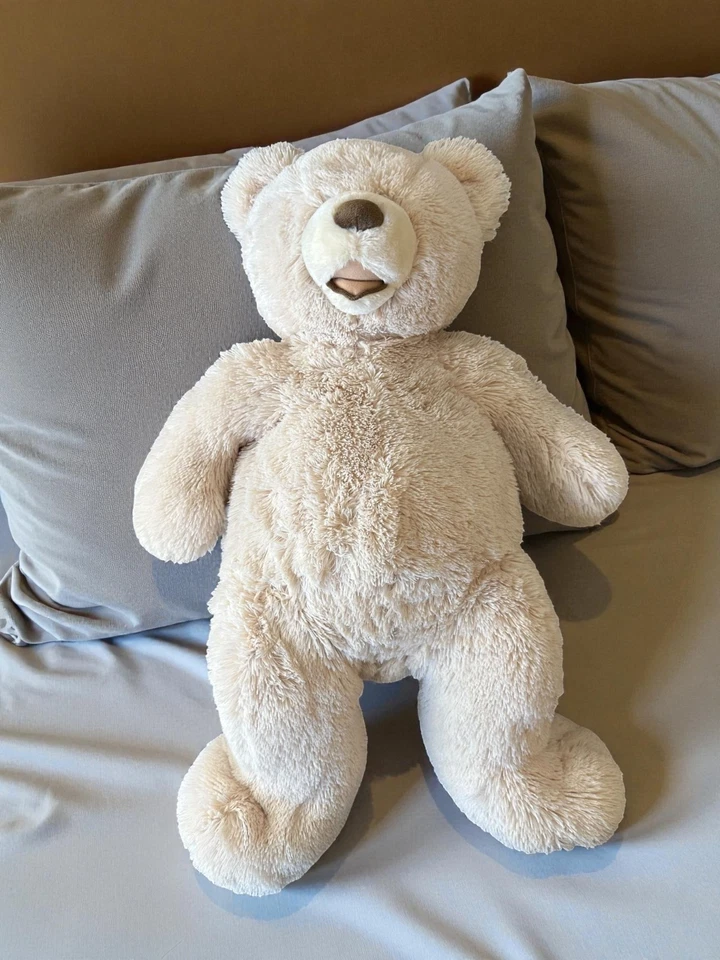 Hugfun Int'l Inc. Teddy Bear – 28" Giant Plush, Soft & Cuddly, Gently Used - Image 2 of 3