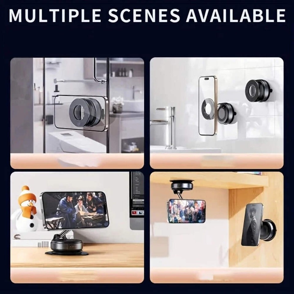 360° Rotating Vacuum Magnetic Car Phone Holder New Model Dashboard ...