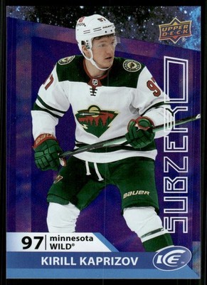 2021-22 Upper Deck Ice #SZ-10 Kirill Kaprizov Sub Zero