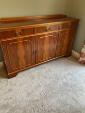 Yew Sideboard with 3 Doors and 3 Drawers