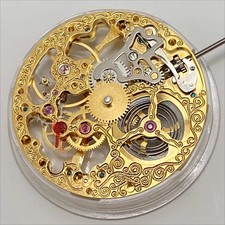 China Made Golden Carved Hollow ST3600 6497 Hand Winding Mechanical Movement