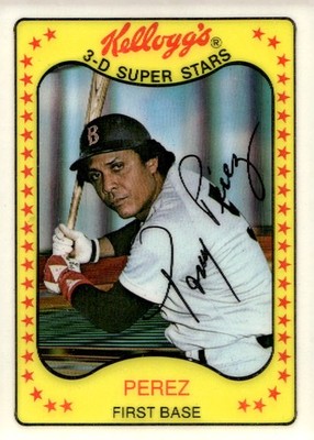 1981 Kellogg's 3-D Super Stars #17 Tony Perez