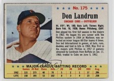1963 Post Don Landrum Bob Will #175 b7j