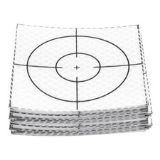 60pcs Survey Reflector Sheet 80x80mm Self-Adhesive Survey Target Mark Silver