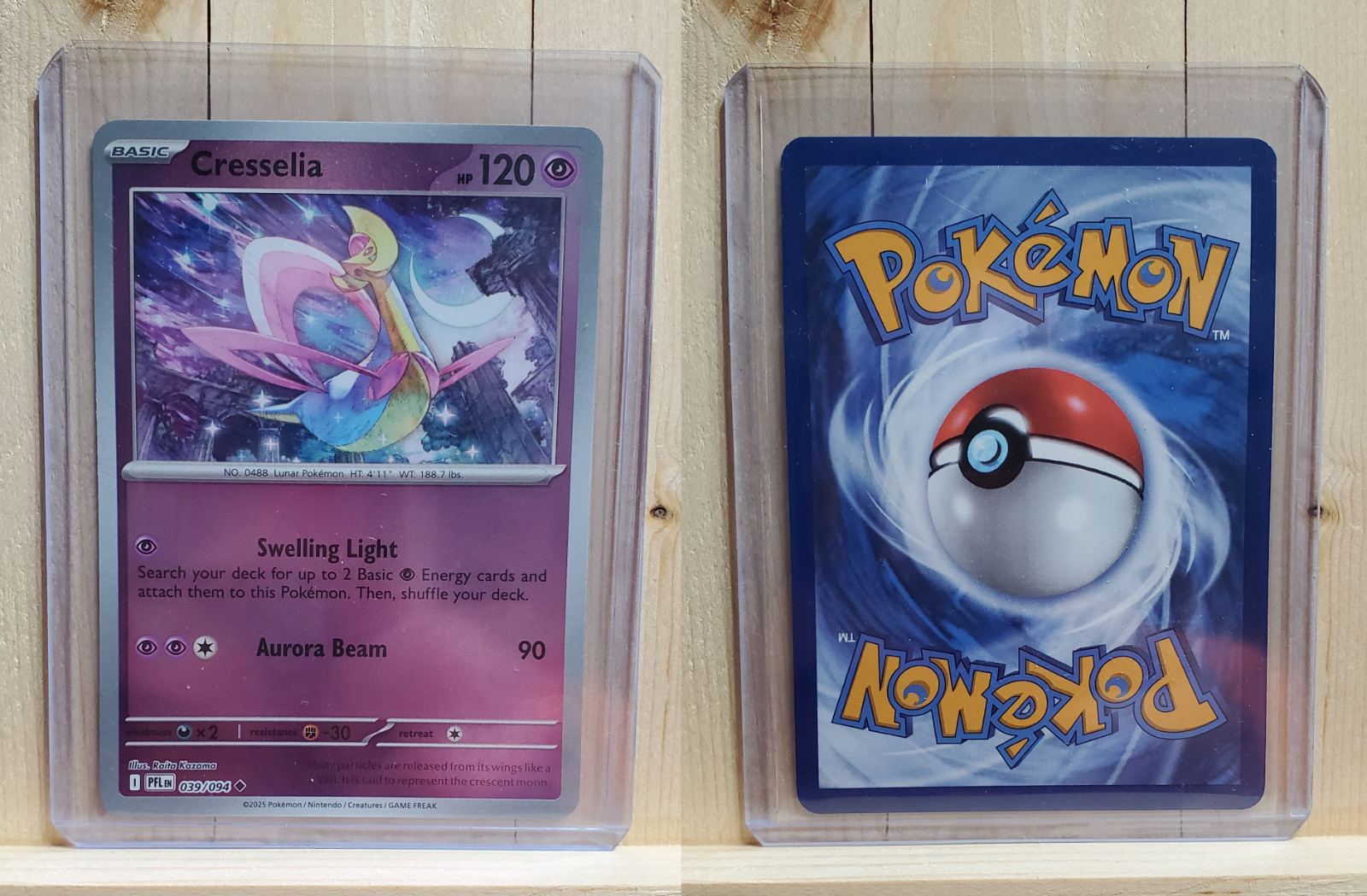 Cresselia 039/094 Me02: Phantasmal Flames Reverse Holo
