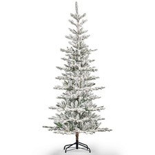 Artificial Christmas Tree 7.5FT with Lights, Stand for Indoor Holiday Decoration