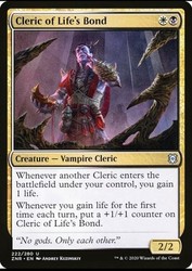 Cleric of Life's Bond - Zendikar Rising - Uncommon #222/280