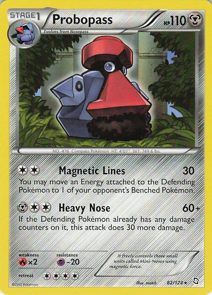 Probopass 82/124 Rare Dragons Exalted Pokemon Near Mint