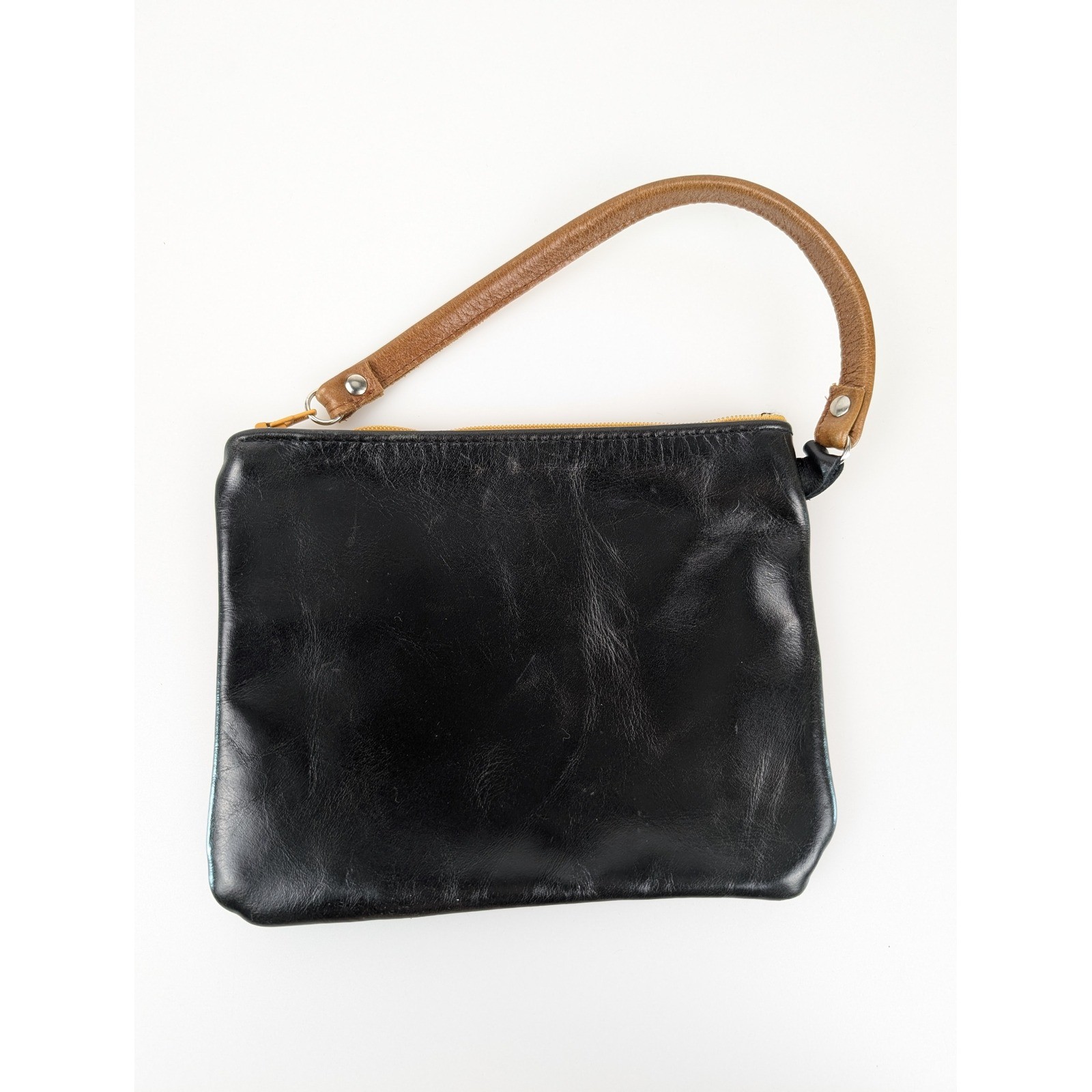 Leather Patchwork Mountain Sunset Landscape Scene… - image 5