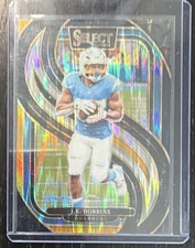 Panini Select Football Premier Level Prizm #162 J.K. Dobbins Chargers 2024