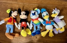 Set of 5 Disney Plush Dolls - Goofy, Mickey, Minnie, Donald, Daisy