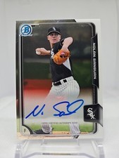 2015 Bowman Chrome Nolan Sanburn Autograph #BCAP-NS Chicago White Sox