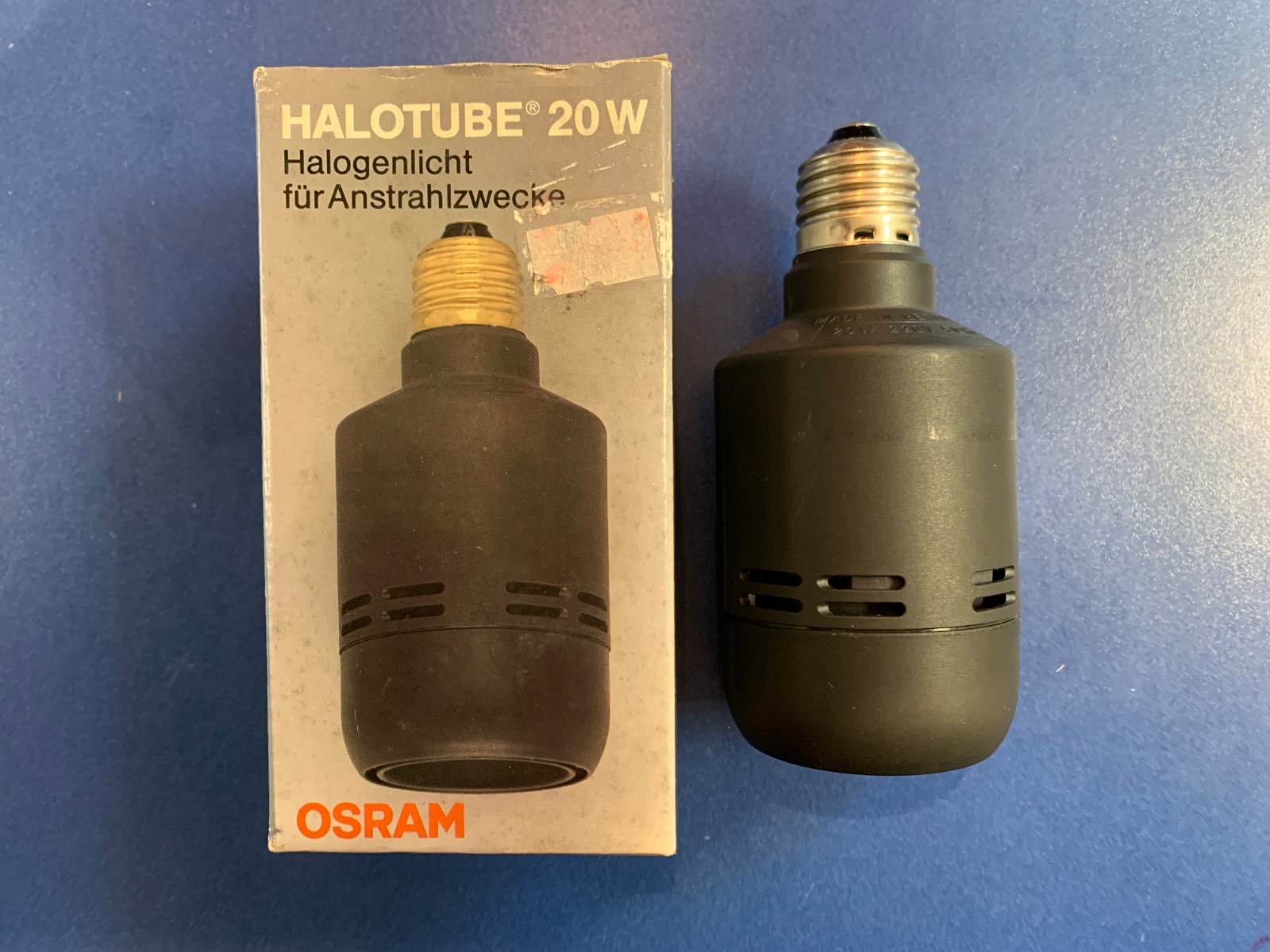 OSRAM Halotube 20W Halogen Light Black E27 Thread Light Halogen 41461