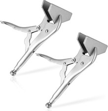 2 Pack 10 Inch Locking Sheet Metal Clamp Welding Pliers With Adjustable Opening 2 Pack 10 Inch Locking Sheet Metal Clamp Welding Pliers With Adjustable Opening