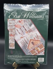 ELSA WILLIAMS Counted Cross Stitch Kit 02071 Winter General Store Bellpull VTG