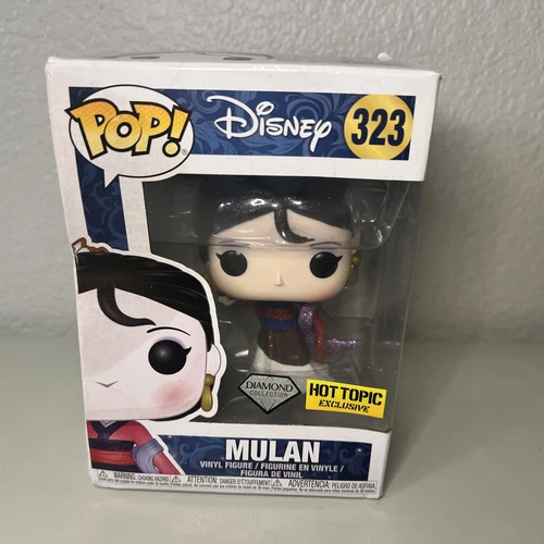 Funko Pop! Disney Mulan #323 Diamond Glitter Hot Topic Exclusive (Box Damage)