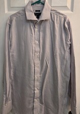 Pronto Uomo Mens Shirt Size 17 36-37