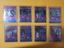2022 Panini DONRUSS ELITE MATTHEW STAFFORD Los Angeles RAMS Spellbound Set PINK
