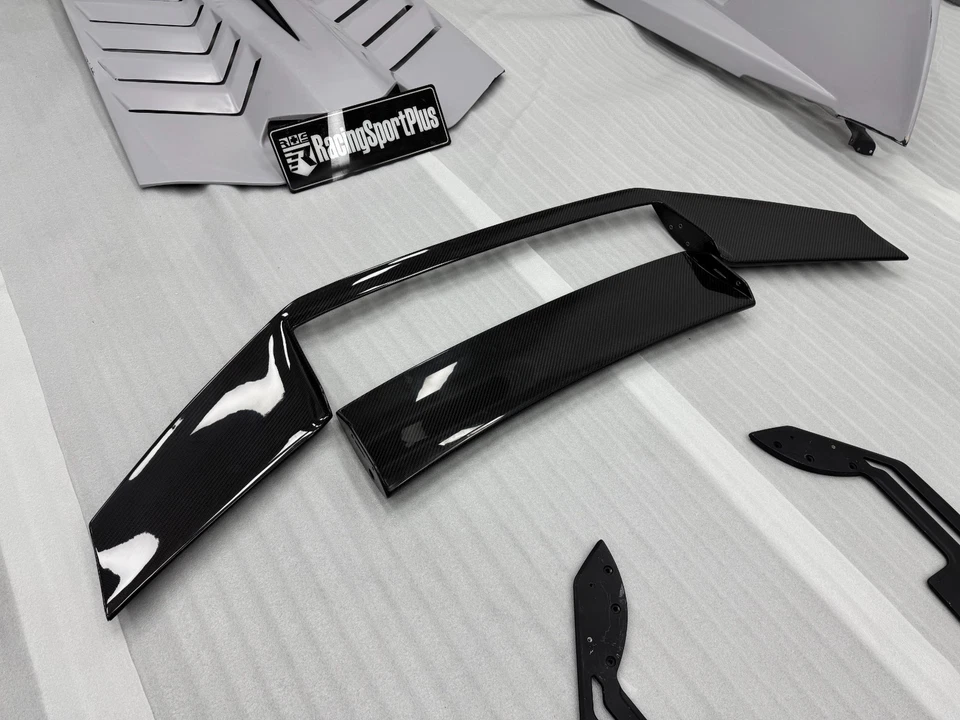 Kit de carrocería STO parachoques delantero trasero guardabarros capó alerón para Lamborghini Huracan Foto 3 de 4