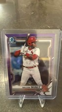 2021 Bowman Draft Chrome Purple Cardinals #BDC-56 Malcom Nuñez /250 | Cuba