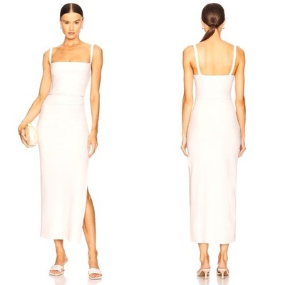 NEW NWOT Bec + Bridge Leora Tuck Maxi Dress In Vanilla Bean SIZE US 0 MSRP $320