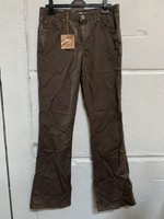 Mavi Damen Hose 136 Low Rise, Flare Braun W29 L34