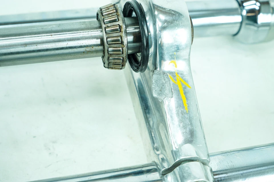 Harley Sportster XL883L 07 horquilla delantera triple árbol dañado izquierda derecha patas deslizante 1358 Foto 2 de 4