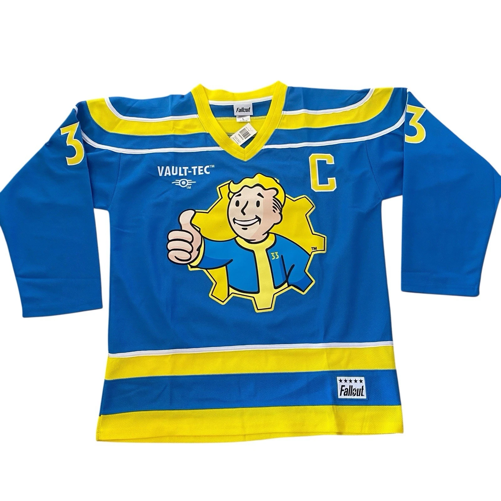 Falllout Vault Boy Hockey Jersey