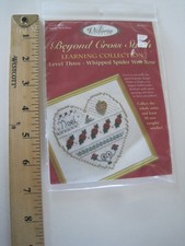 Cross Stitch The Victoria Sampler Level 3 Whipped Spider Web Rose