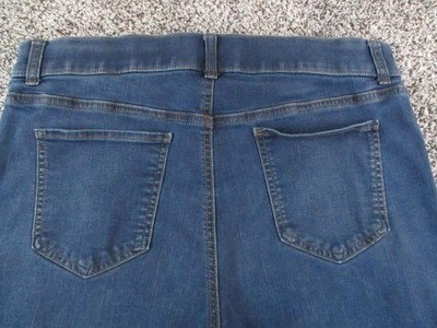 Gloria Vanderbilt Shape Effect Jeans Womens 16P Blue High Rise Straight 34x25