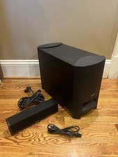 Bose Cinemate 10 Digital Home Theater System W/ Soundbar And Cables Tested