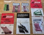  Accessoires de fléchettes Joblot Lot de tiges de fléchettes en aluminium draggon rouge