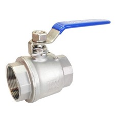 1-1/2" Female Ball Valve NPT Thread 316 Stainless Steel Full Port Ball Valve ...