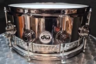DW Collectors USA 14x6.5" Inch Snare Drum Brass Nickel Hardware DRVK6514SVN NEW