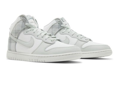 Size 11 - Nike Dunk SE High Mint Plaid