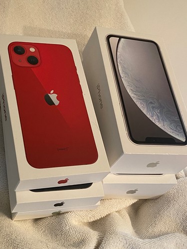 Collection of 5 Empty iPhone Boxes
