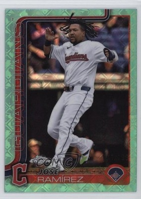 2025 Chrome Logofractor Edition Aqua Refractor Jose Ramirez José Ramírez 1dl2