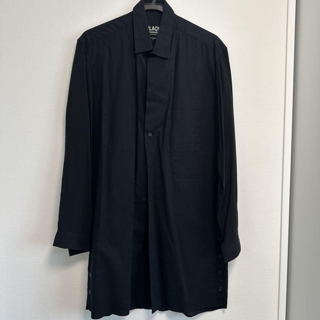 Yohji Yamamoto Tencel Cotton Cut-Back Shirt HV-B48-805 Size