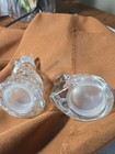 Gorham clear lead crystal cat salt and pepper shakers — photo 5