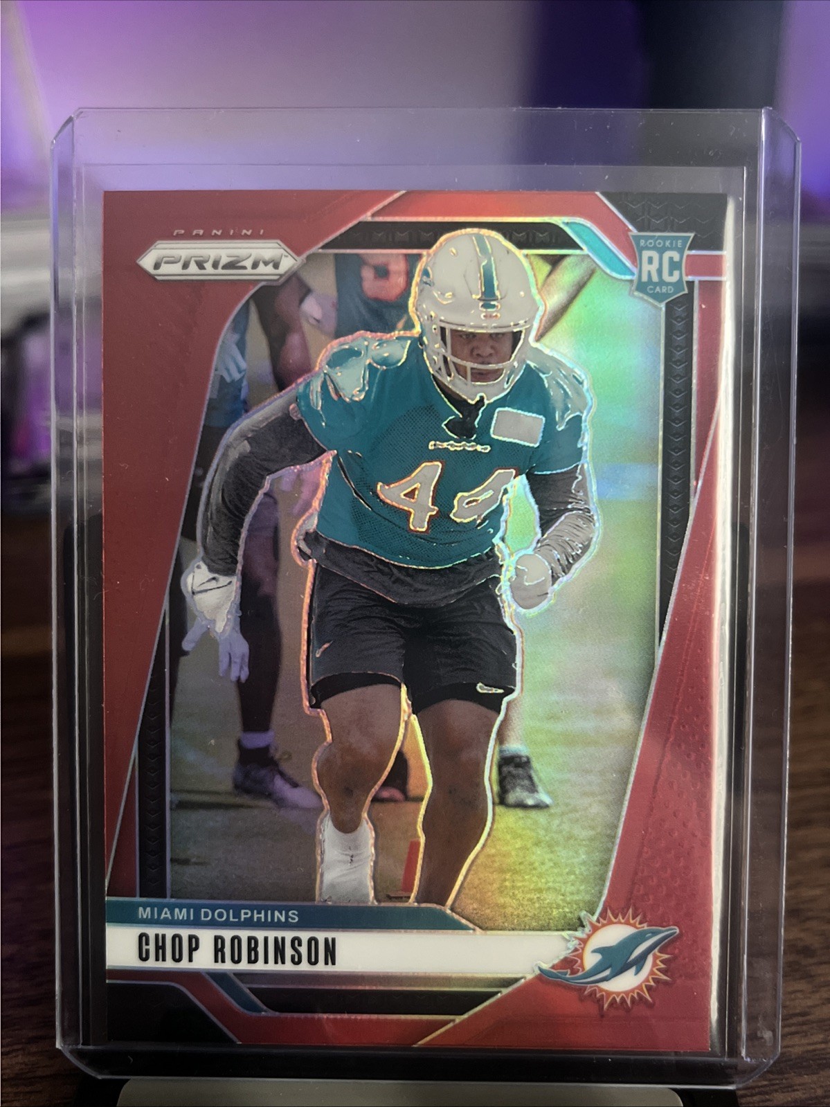 2024 Panini Prizm Chop Robinson #319 Red Retail SSP (RC)