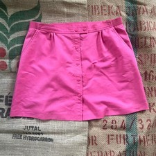 1980  s Lily  s of Beverly Hills pink mini skirt with pockets Size: 18