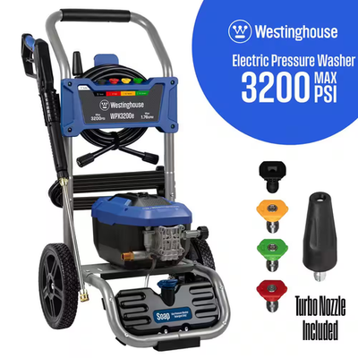 #ad #ad 3200 Max PSI 1.76 Max GPM 13 Amp Cold Water Electric Powered Pressure Washer wit $380.41